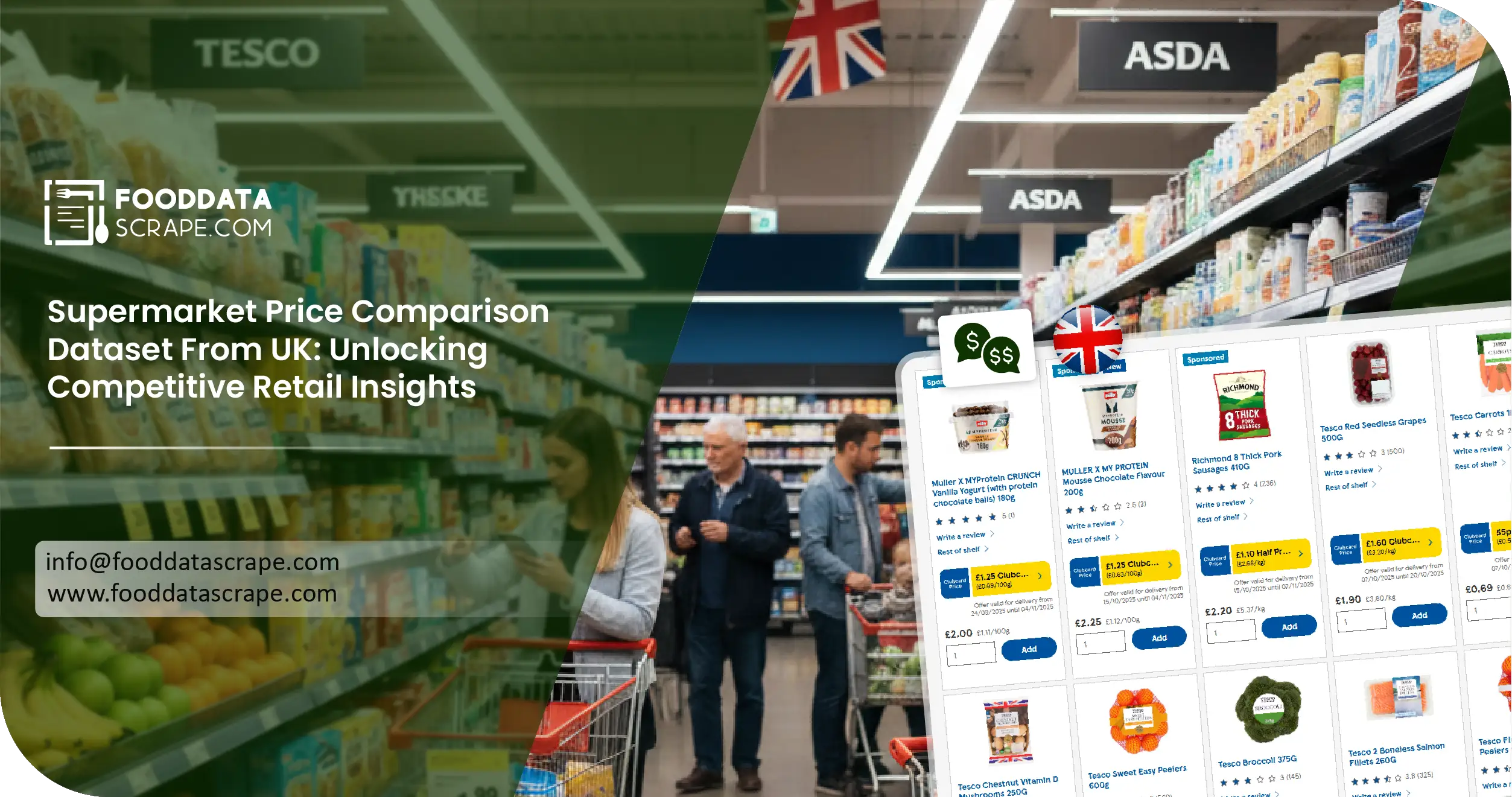UK Supermarket Price Comparison Data Scraping